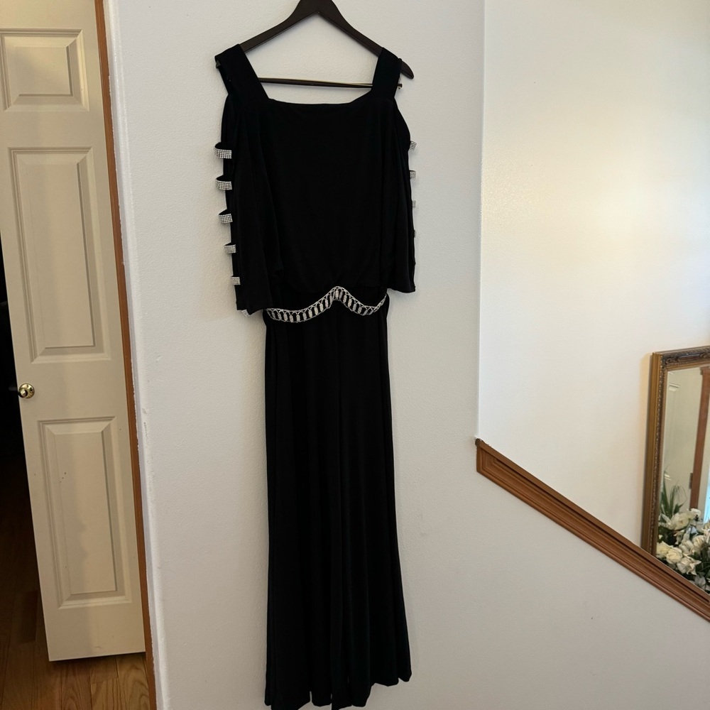 JBC womens black jumpsuit